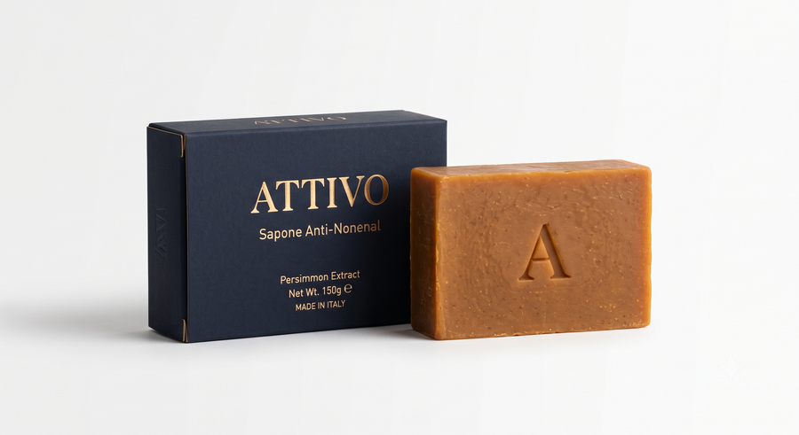 ATTIVO Sapone Anti-Nonenale — Elimina l'Odore di Invecchiamento