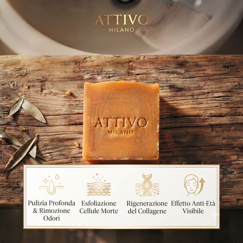 ATTIVO Sapone Anti-Nonenal — Elimina l'Odore da Invecchiamento